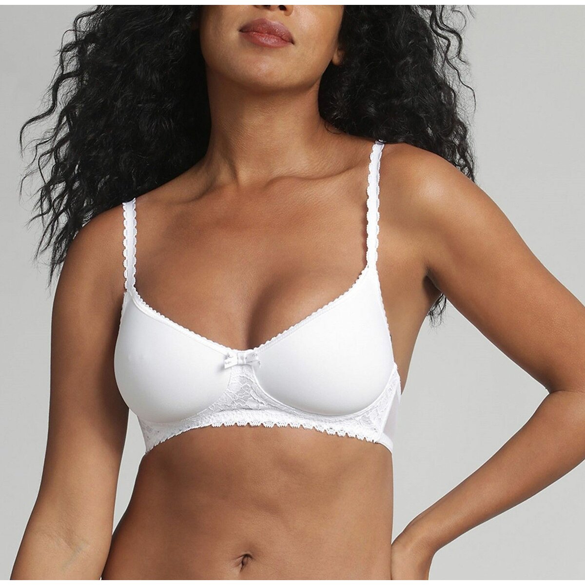 Playtex Flower Elegance Non-Underwired Bra Women's White 34D
