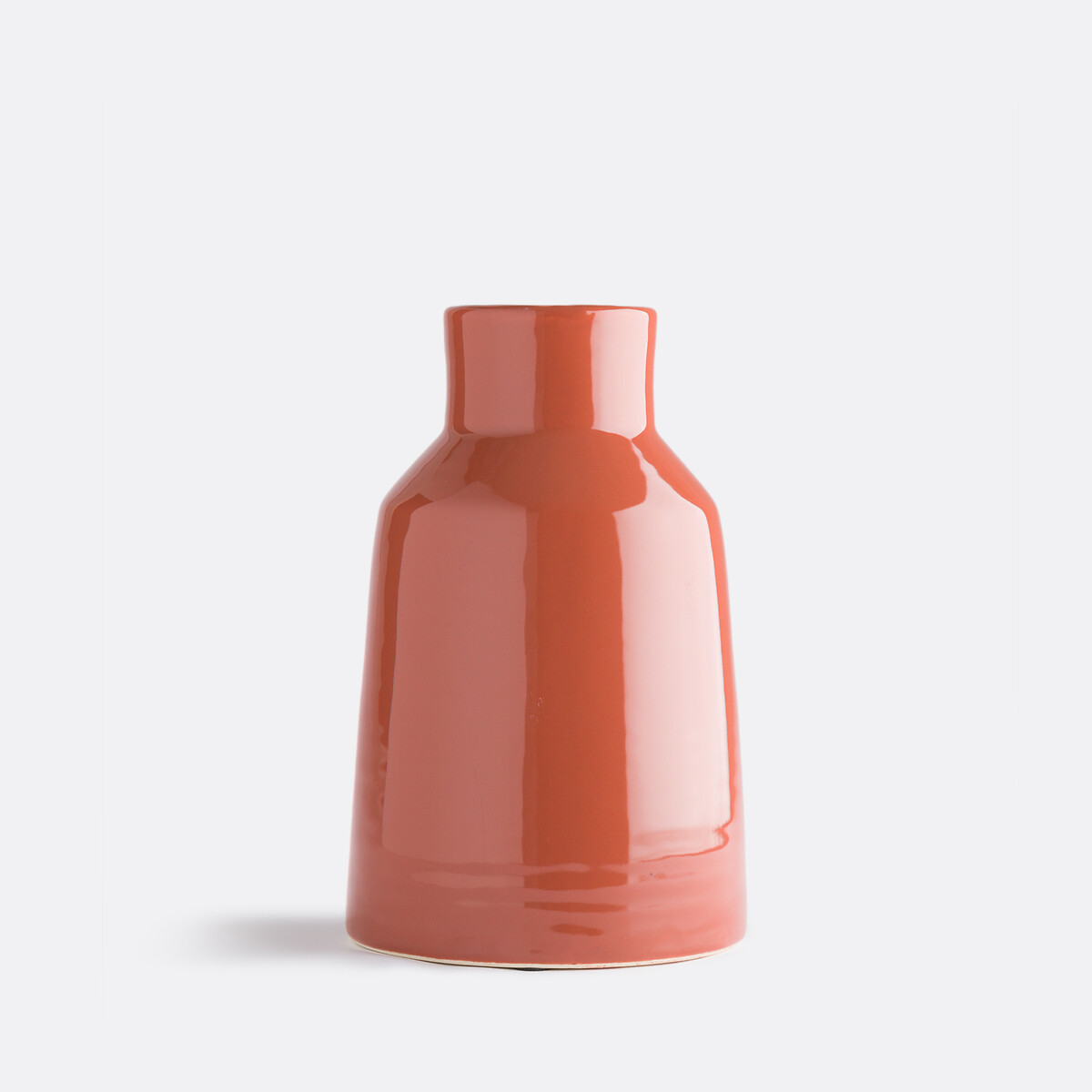 La Redoute Interieurs Pastela 23Cm High Ceramic Vase Unisex Brick