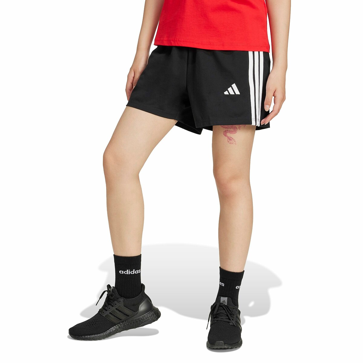 Adidas Sportswear Essentials 3-Stripes Shorts Women's Black Extra Small