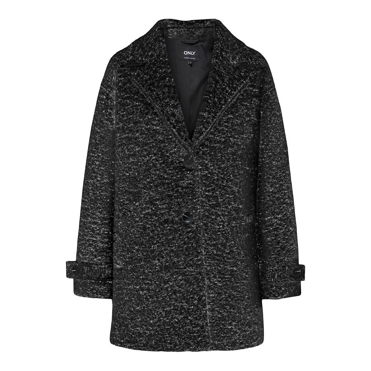 Only Mid-Length Coat With Tailored Collar Women's Black Small