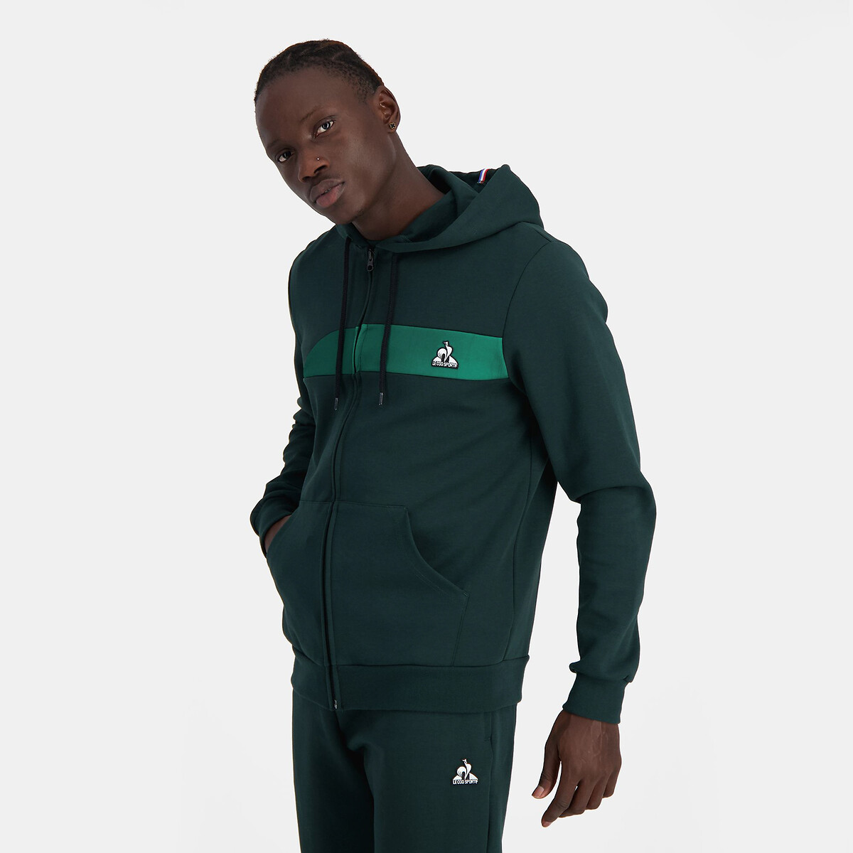 Le Coq Sportif Saison 2 Sweatshirt Verde S Homem