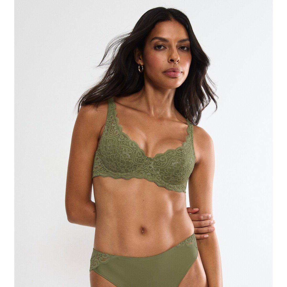 Triumph Amourette Whp Balcony Bra Women's Olive 36D