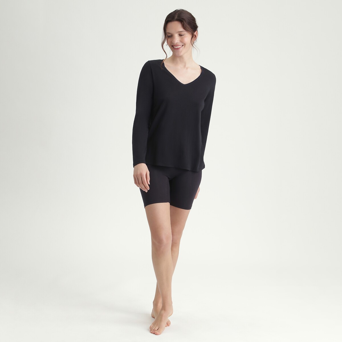 Dim Thermal Tech Long Sleeve T-Shirt Women's Black Medium