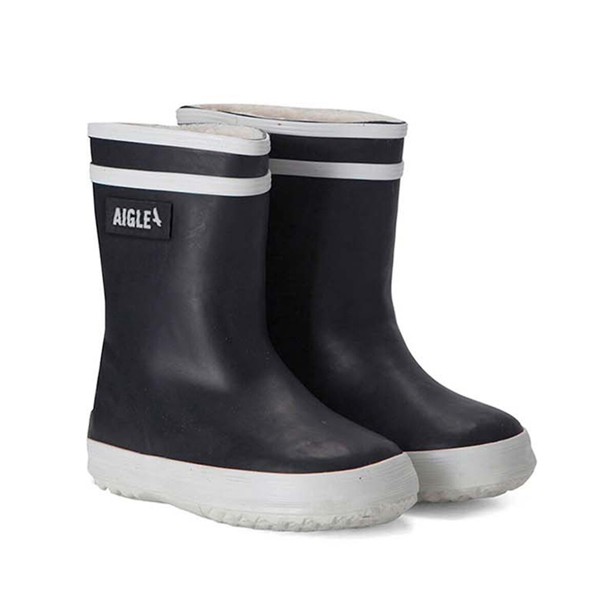 Aigle Botas de lluvia forradas BABY FLAC FUR 2. Azul marino