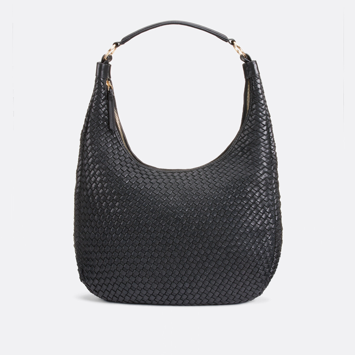 LA REDOUTE COLLECTIONS Draagtas in geweven leer