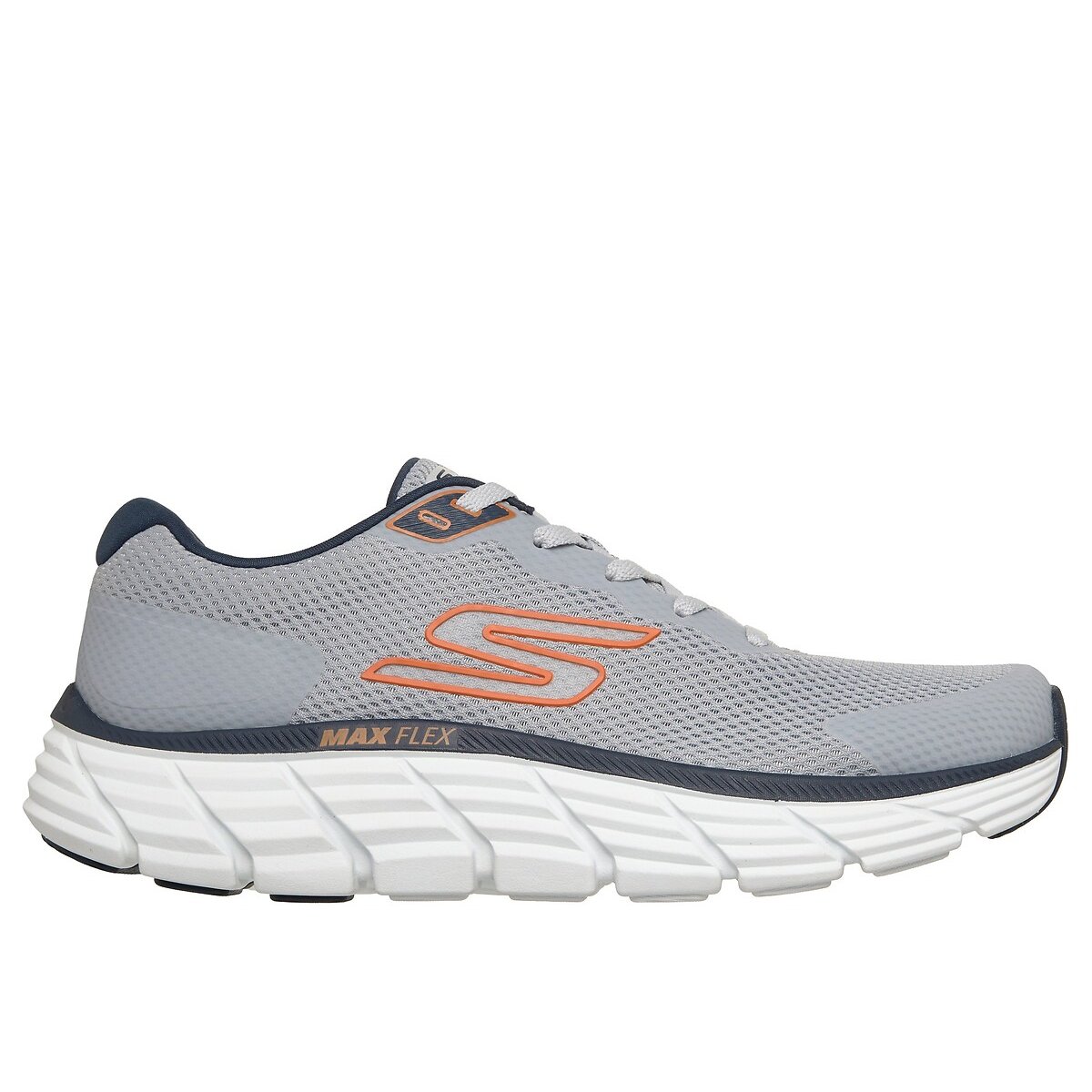 Skechers Max Flex Trainers Men's Grey Size 42 (8)