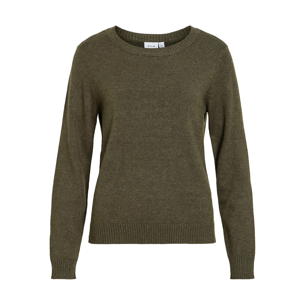 Pull col rond en fine maille