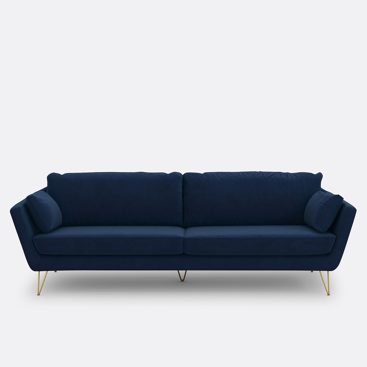 Sofá de terciopelo de 3, 4 o 5 plazas, TOPIM. Talla 3 plazas. Color