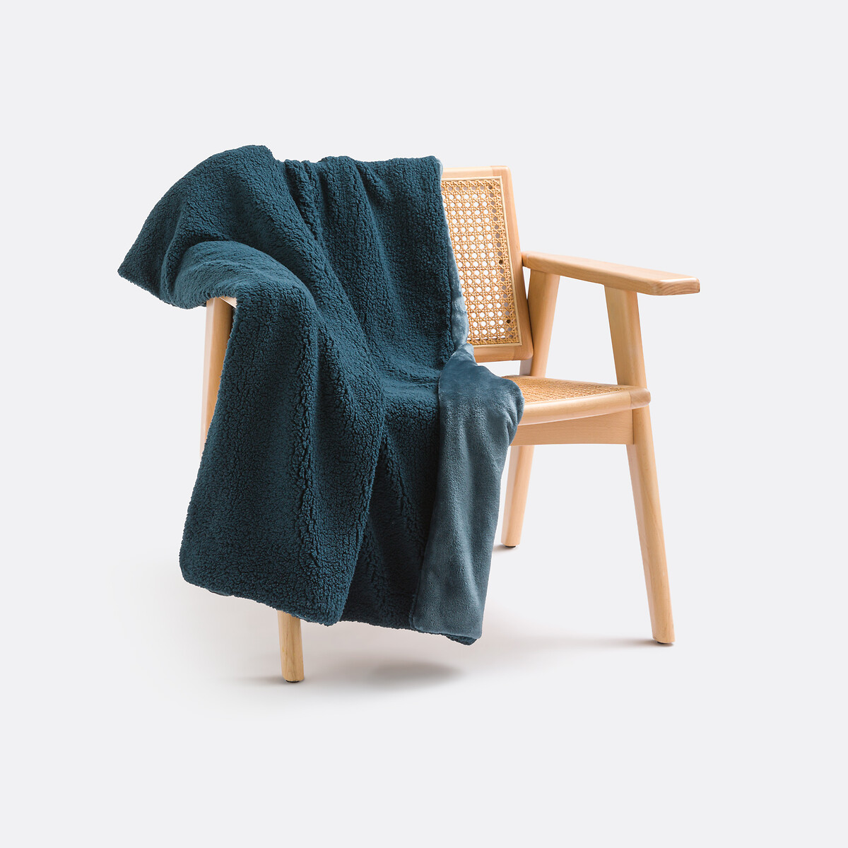 LA REDOUTE INTERIEURS Plaid in fleece en sherpa, Maxine