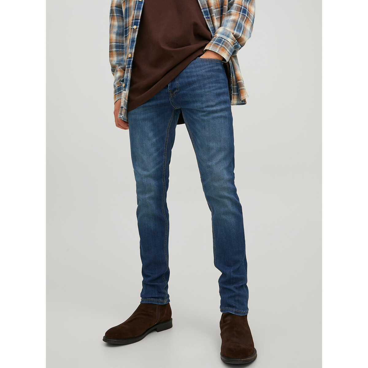 Jack & Jones Men's Denim Blue Glenn Slim Fit Jeans W31 L34