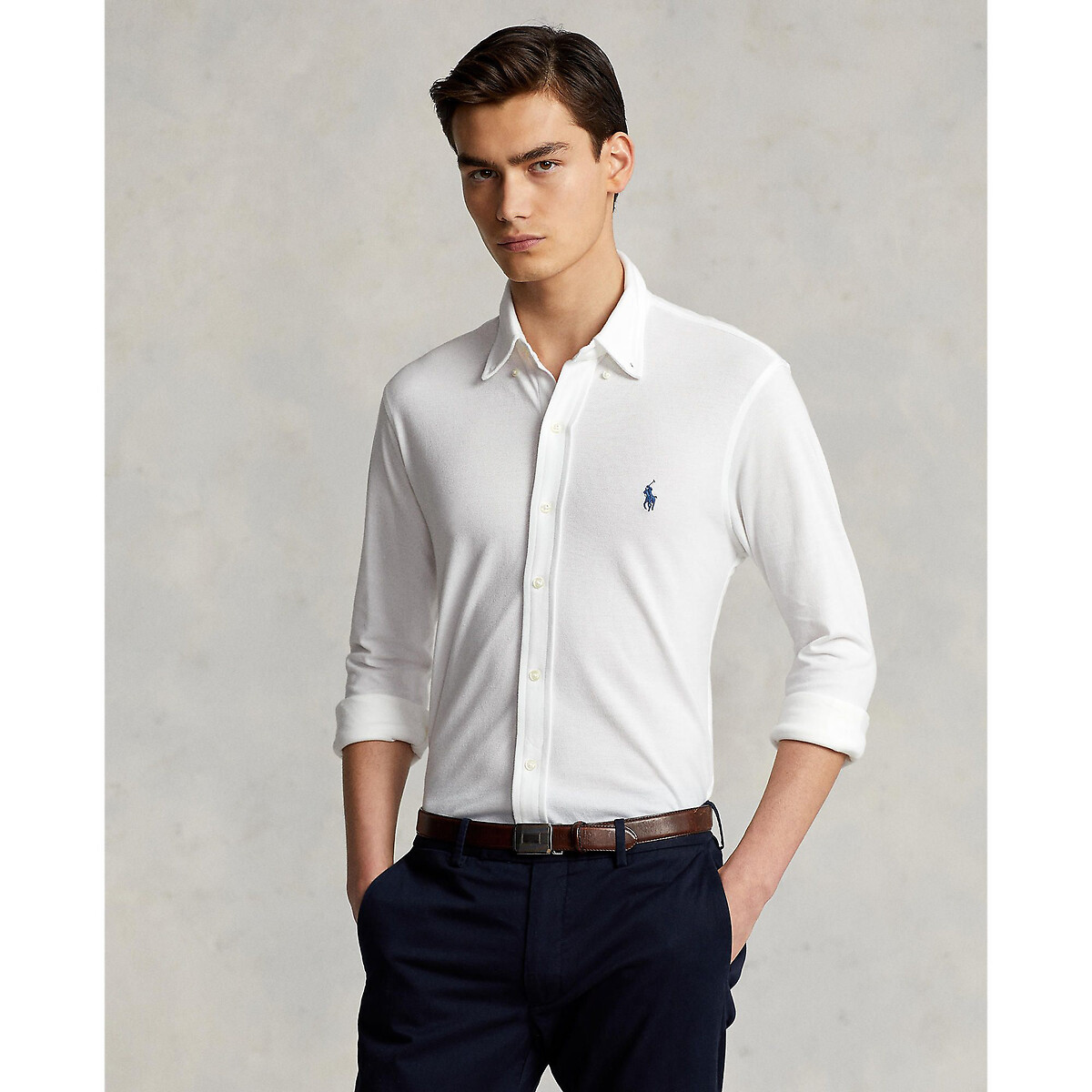 Polo Ralph Lauren Cotton Pique Shirt, Ultra Light Men's White Extra Large