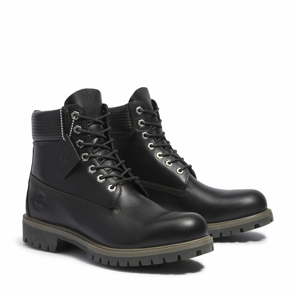 Timberland 6 In Premium Waterproof Ankle Boots In Leather Men's Black Size 40 (6.5)