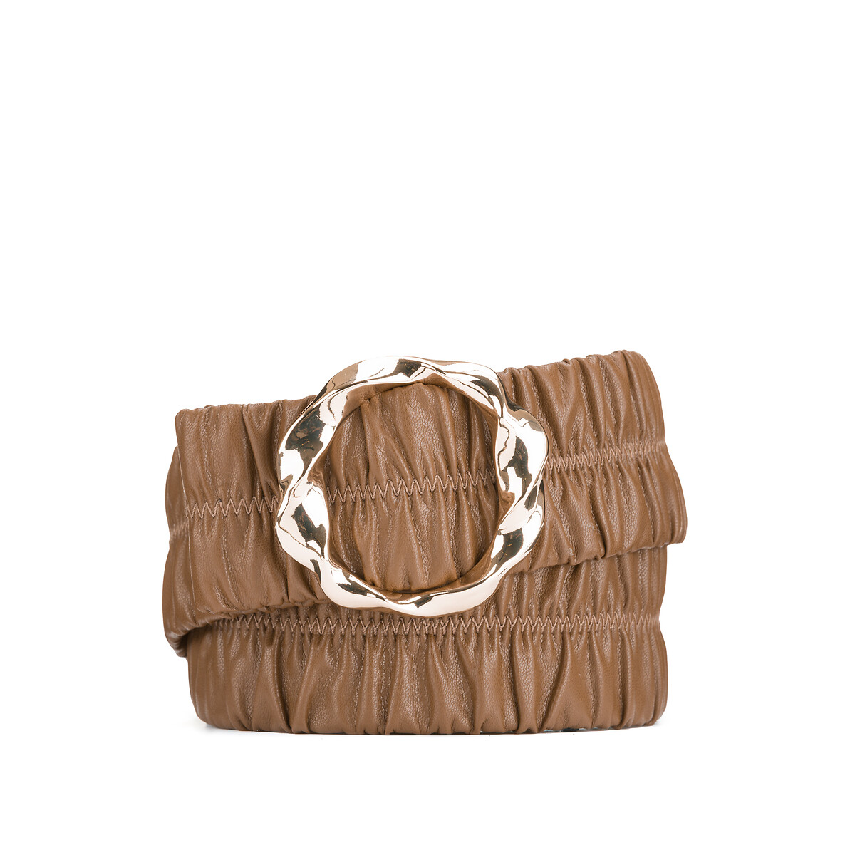 LA REDOUTE COLLECTIONS Brede riem, gefronst en elastisch