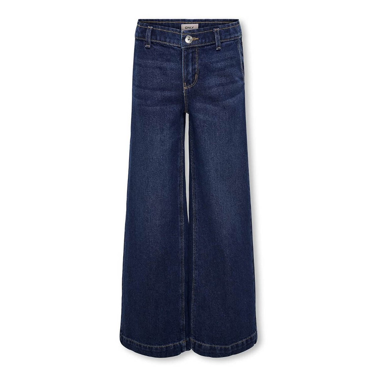Kids Only Wide Leg Jeans Untreated Blue 9Y (132Cm)