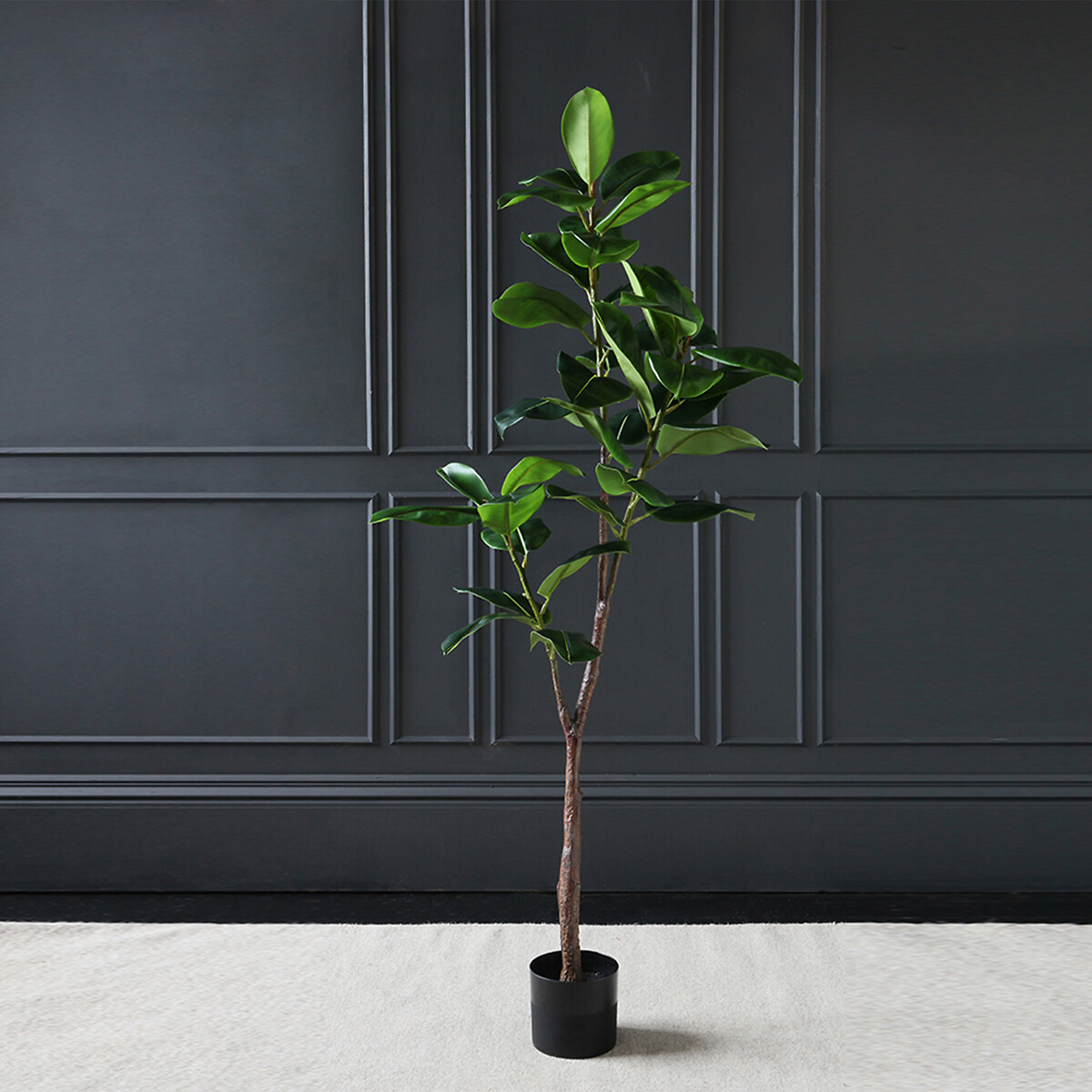So'home Unisex Green 170Cm Real Touch Artificial Rubber Tree