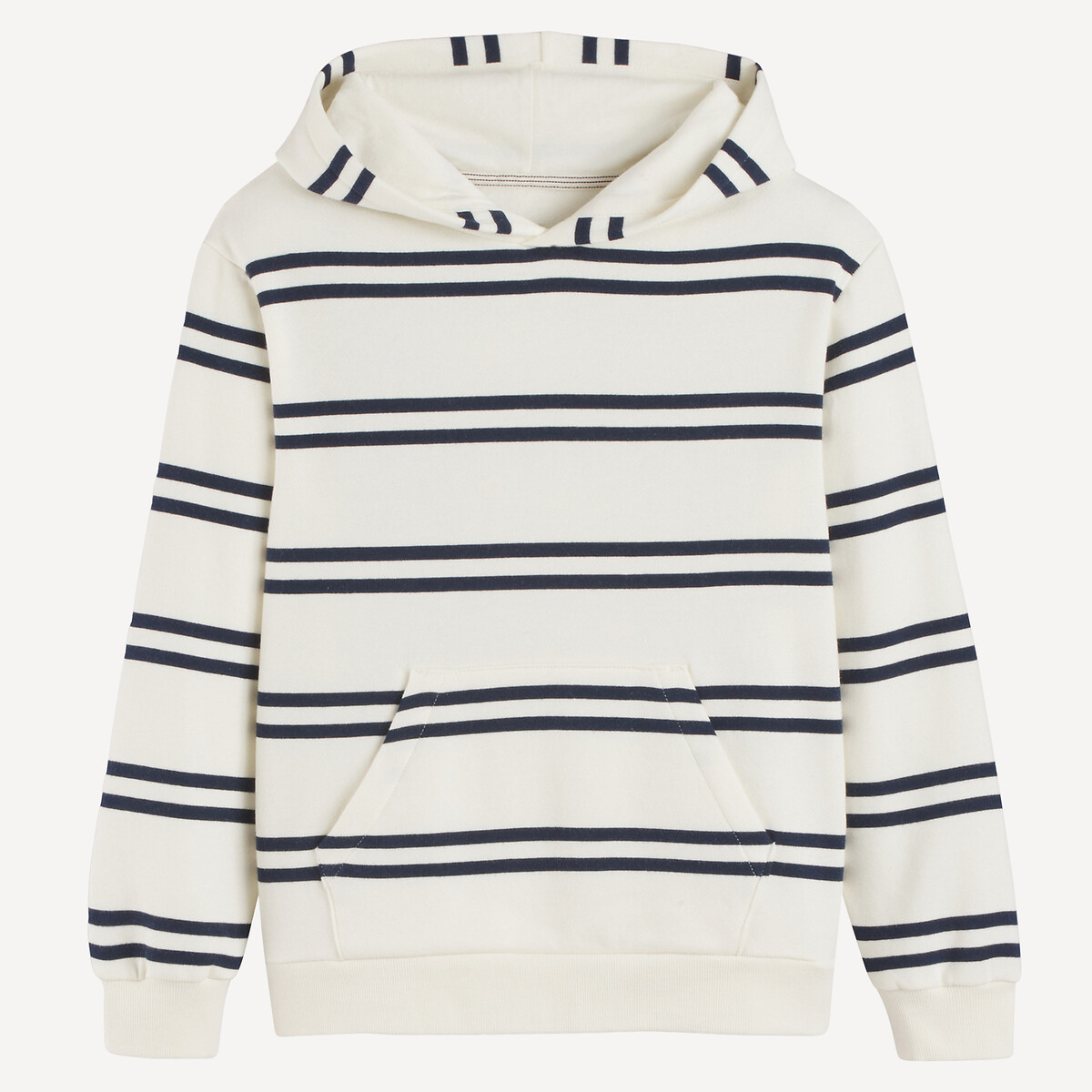 LA REDOUTE COLLECTIONS Gestreepte oversized hoodie in molton