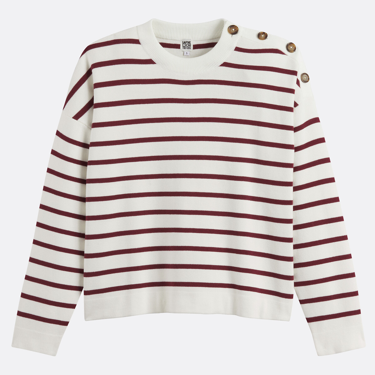 Pull marinière en coton