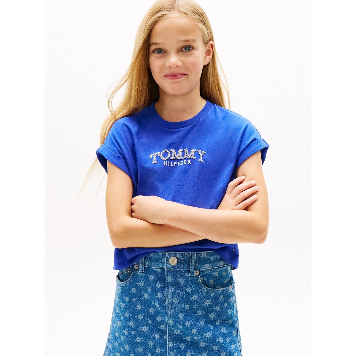 Tommy Hilfiger Short Sleeve T-Shirt Blue 12Y (150Cm)