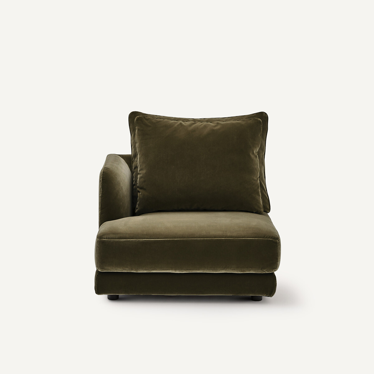 AM.PM Halve bank links, modulair, van fluweel, TIBERIO