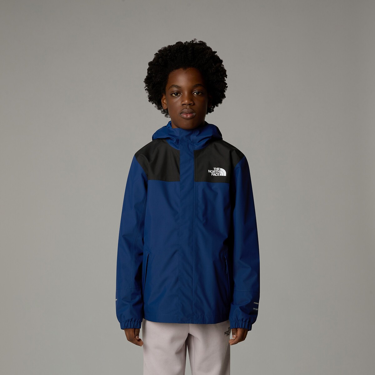 The North Face Dark Blue Antora Hooded Jacket Medium