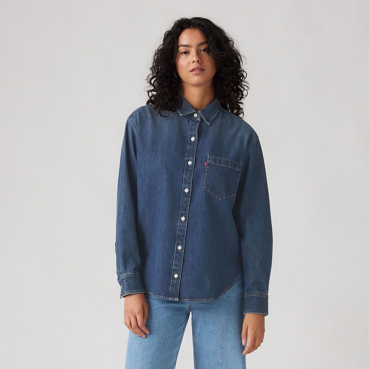 Levi's Women's 90037329 Harlie Bf Shirt Small