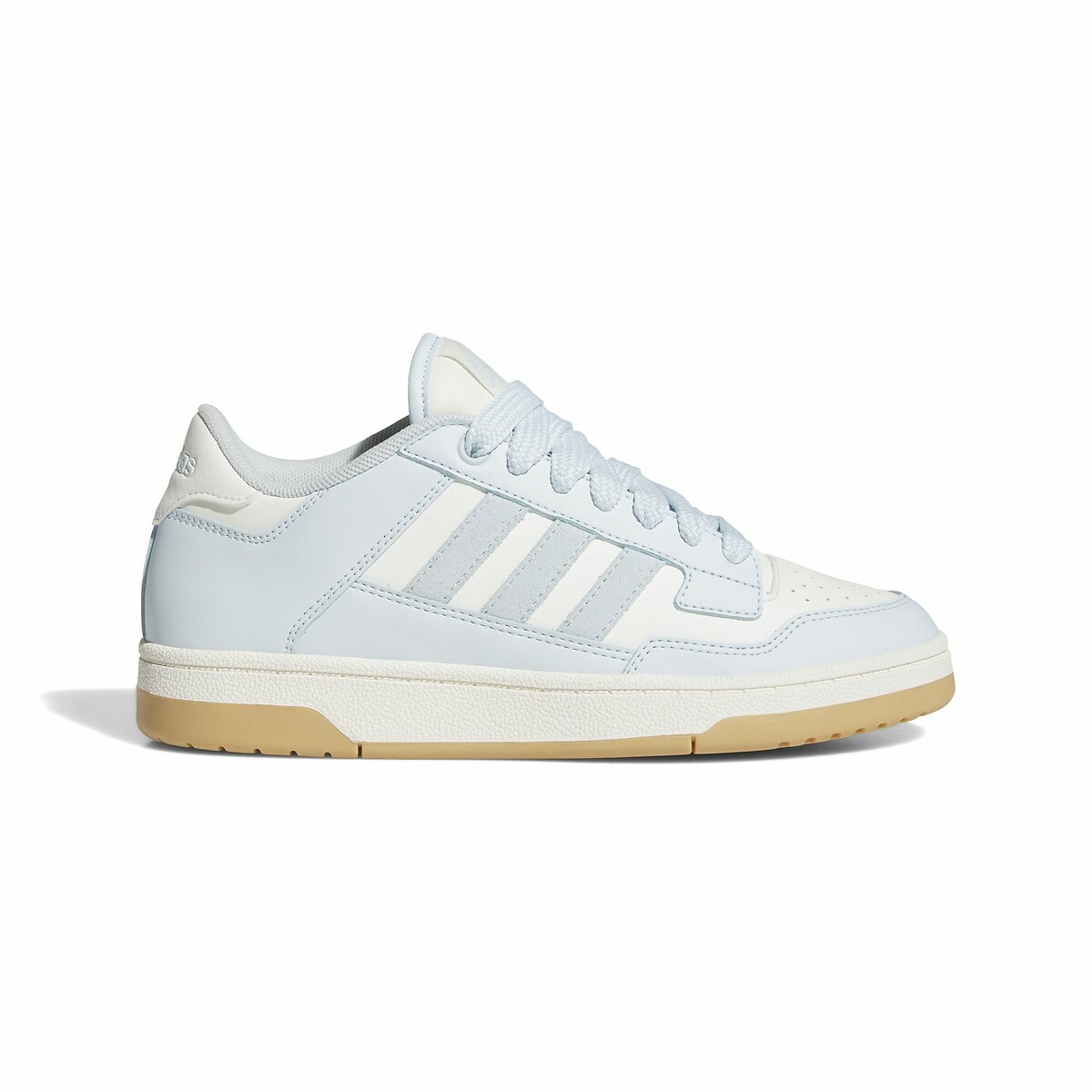Adidas Sportswear Unisex Kids Light Blue Kids Rapid Court Low Trainers In Leather Size 42 (8)