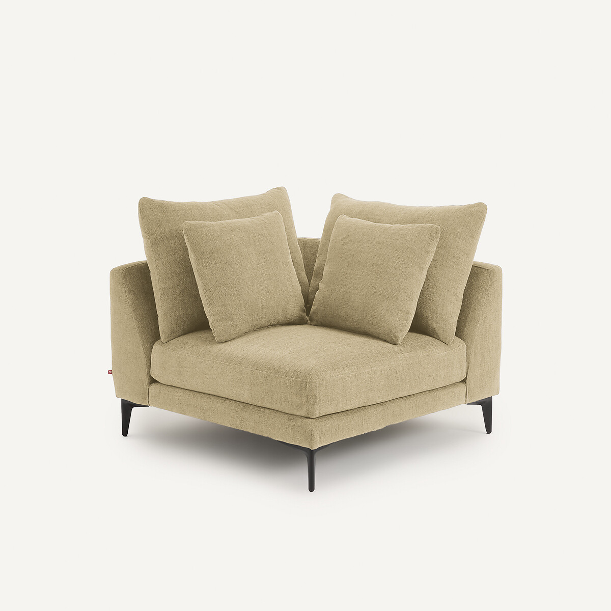 EMMANUEL GALLINA X AM.PM Hoekbank van gevlochten polyester, MODERNISTE, ontwerp Emmanuel Gallina
