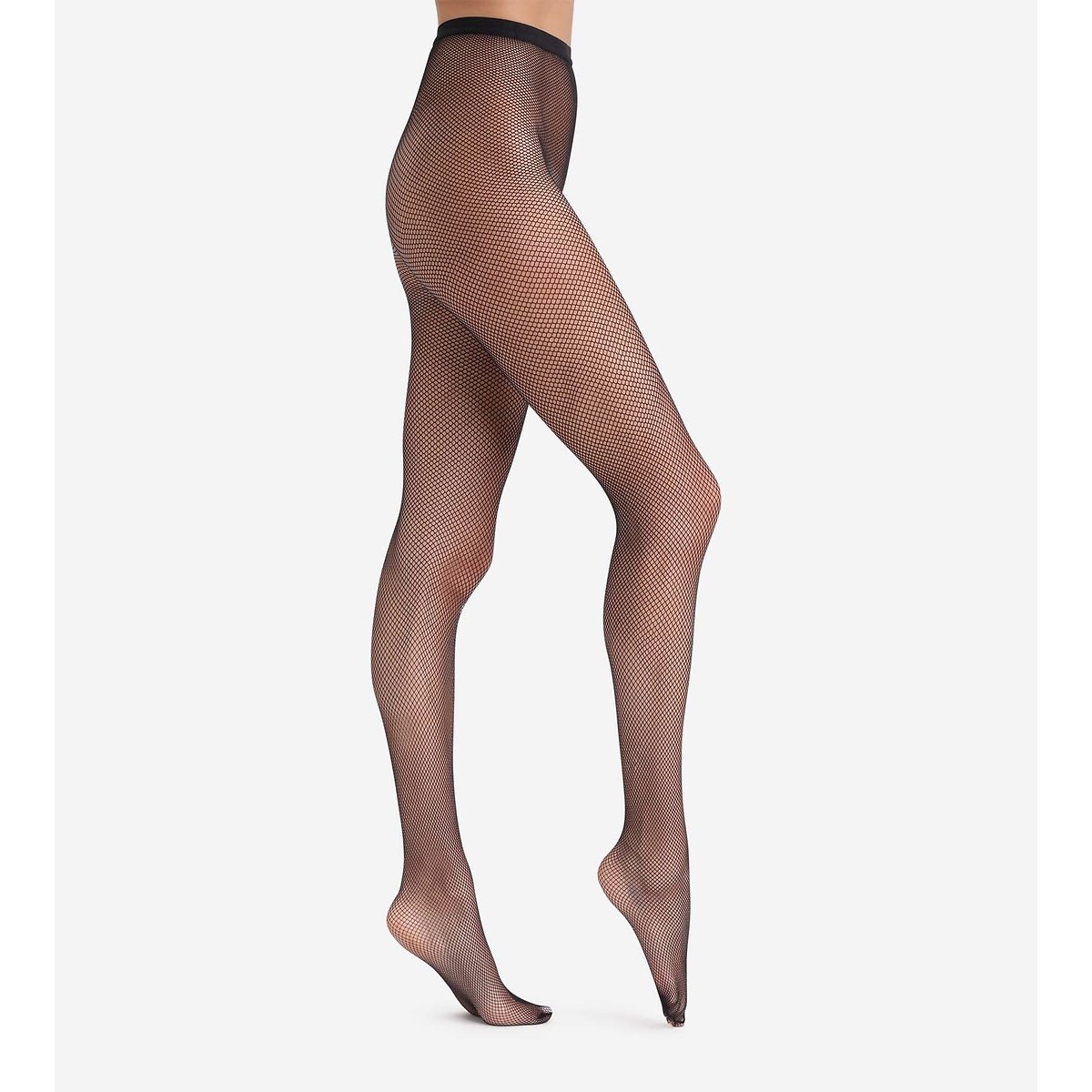 Dim Madame So Fashion 73 Denier Fishnet Tights Women's Black Large