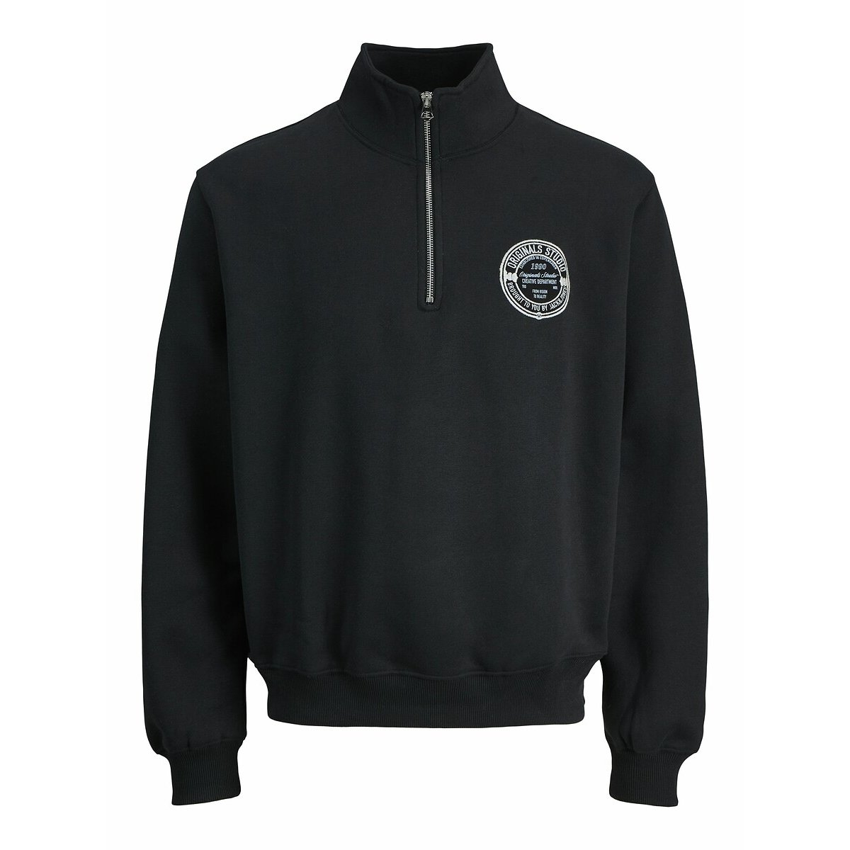 Sweat demi zippé logo