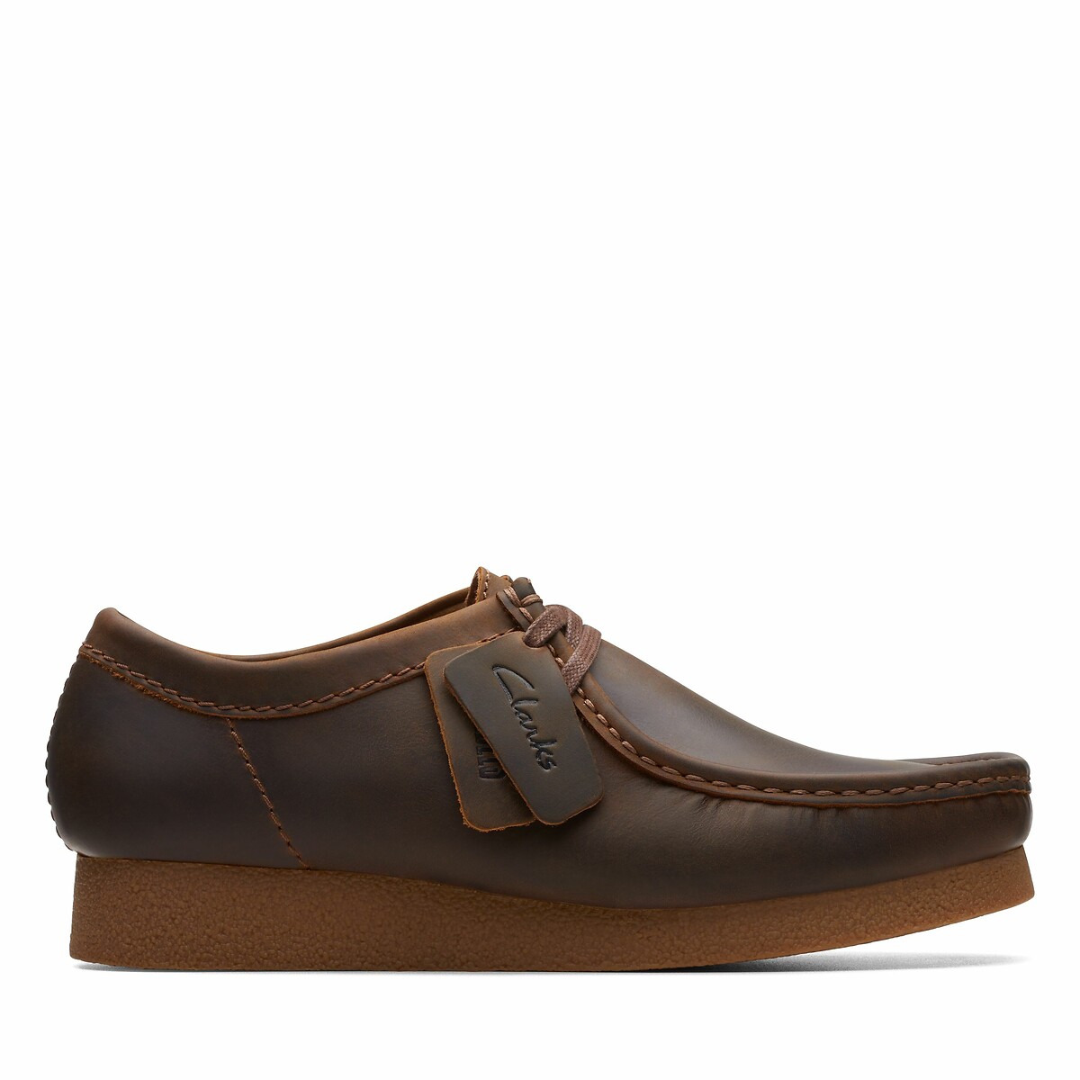 Clarks Wallabee Leather Brogues Men's Dark Brown Size 43 (9)