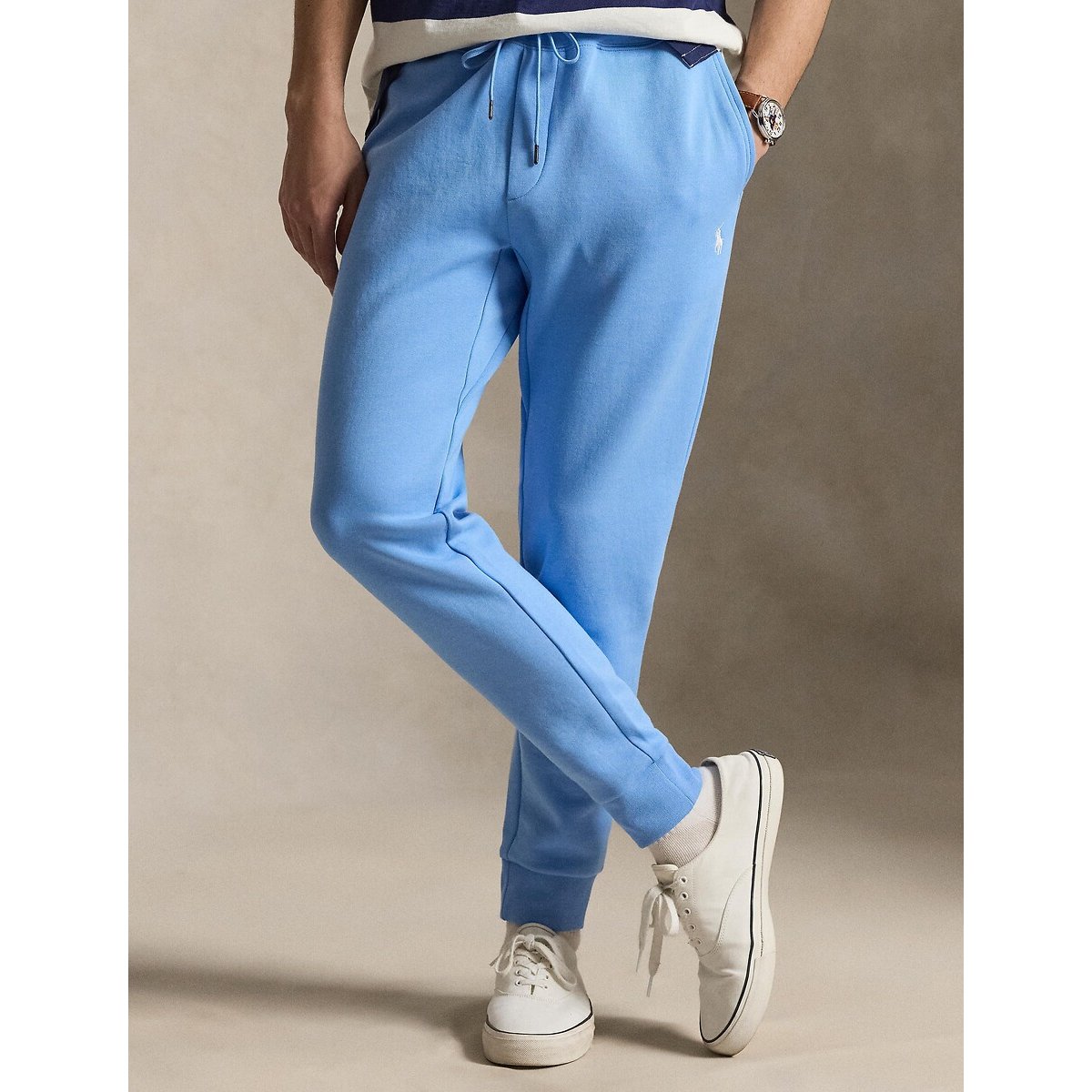 Polo Ralph Lauren Pony Player Fitted Joggers With Embroidery Men's Sea Blue Large
