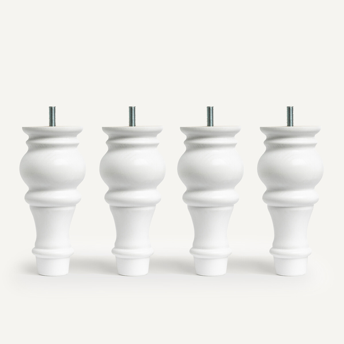 AM.PM Lote de 4 patas de somier Wigmore. Color