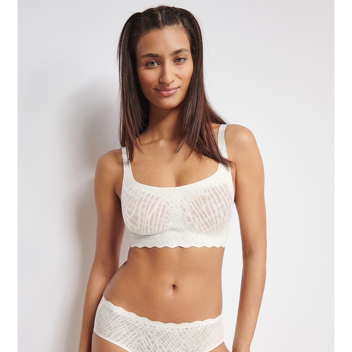 Sloggi Zero Feel Bliss Bralette Women's Pearly White Extra Small