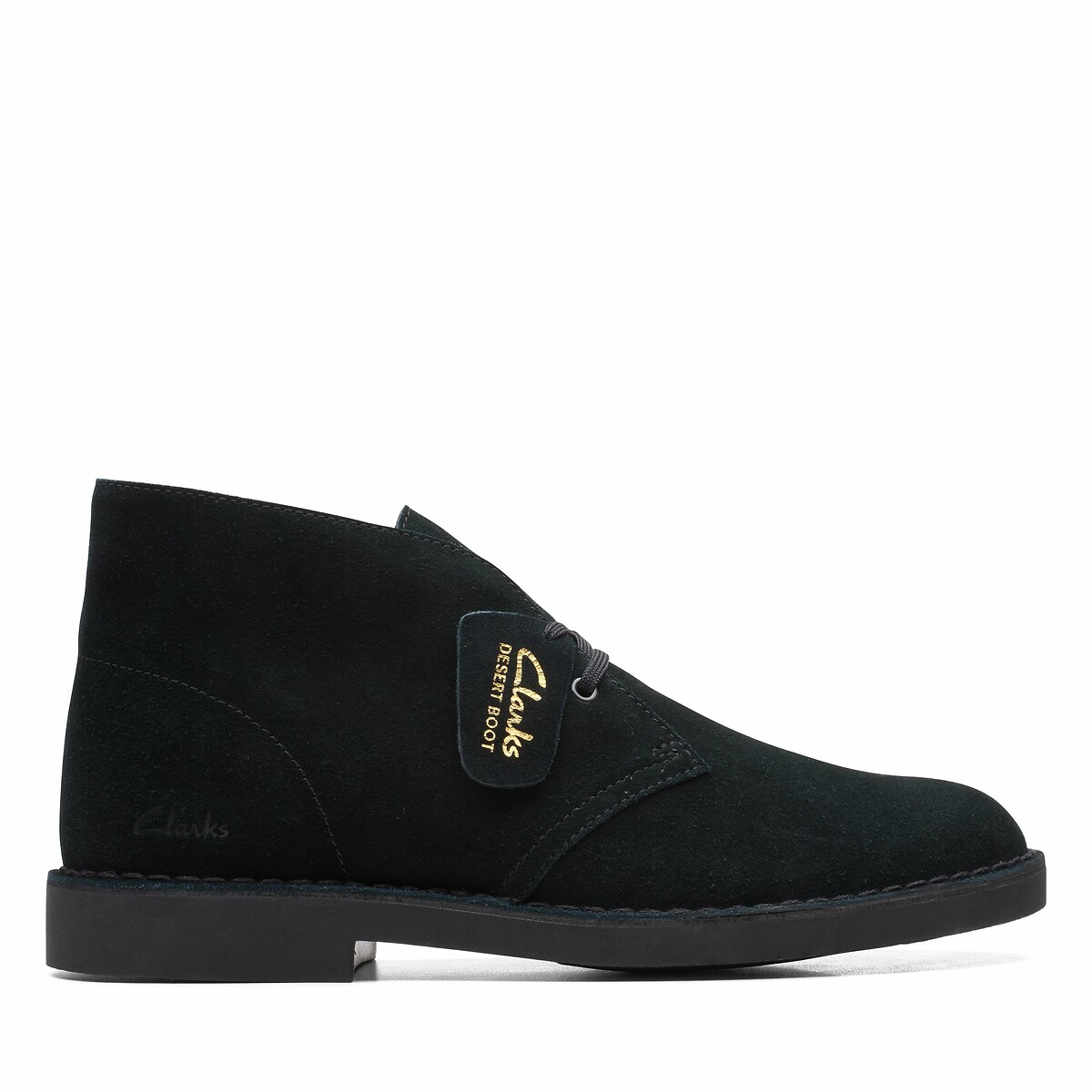 Clarks Evo Suede Desert Boots Men's Black Size 42 (8)