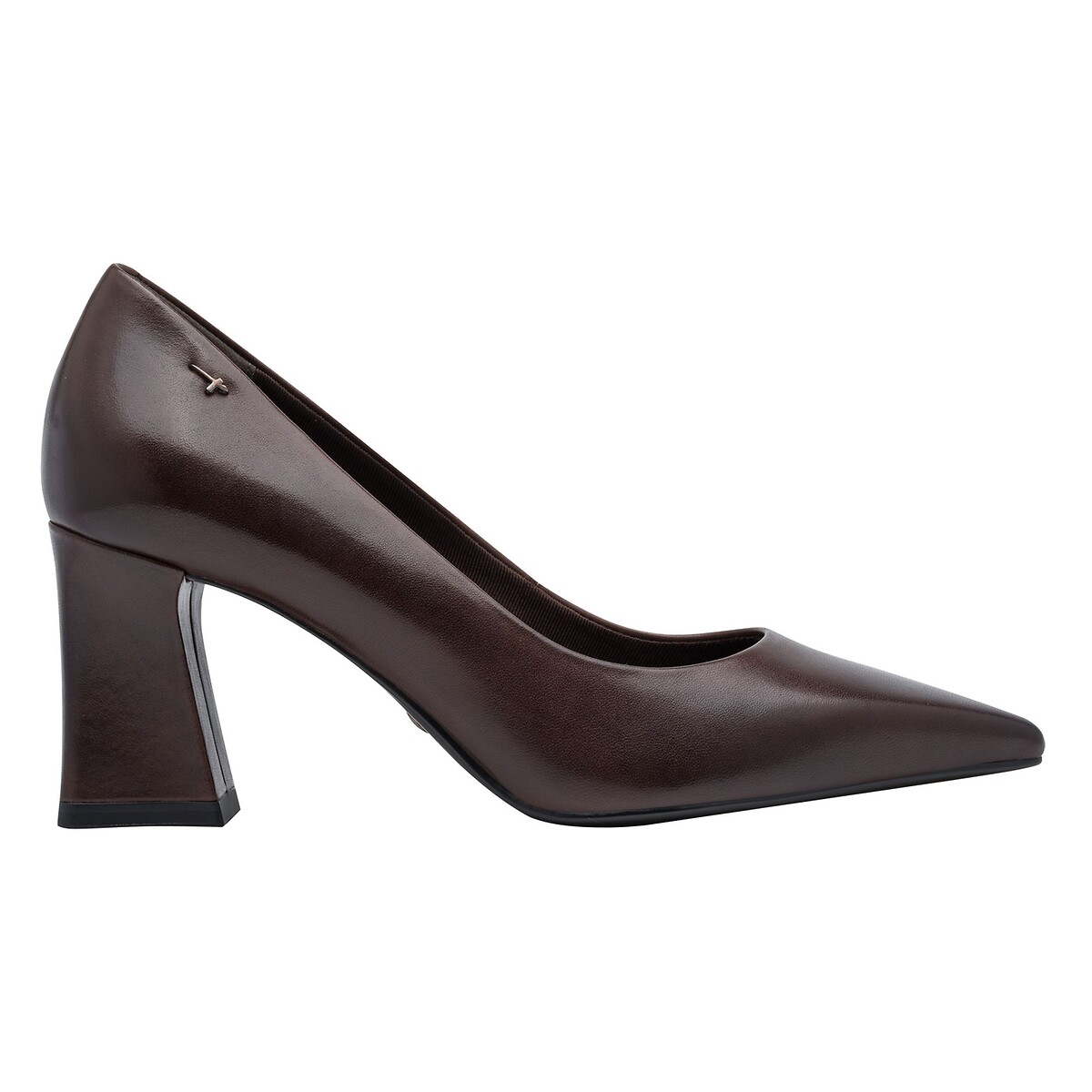 Tamaris Pointed Leather Heels Women's Brown Size 37 (4)