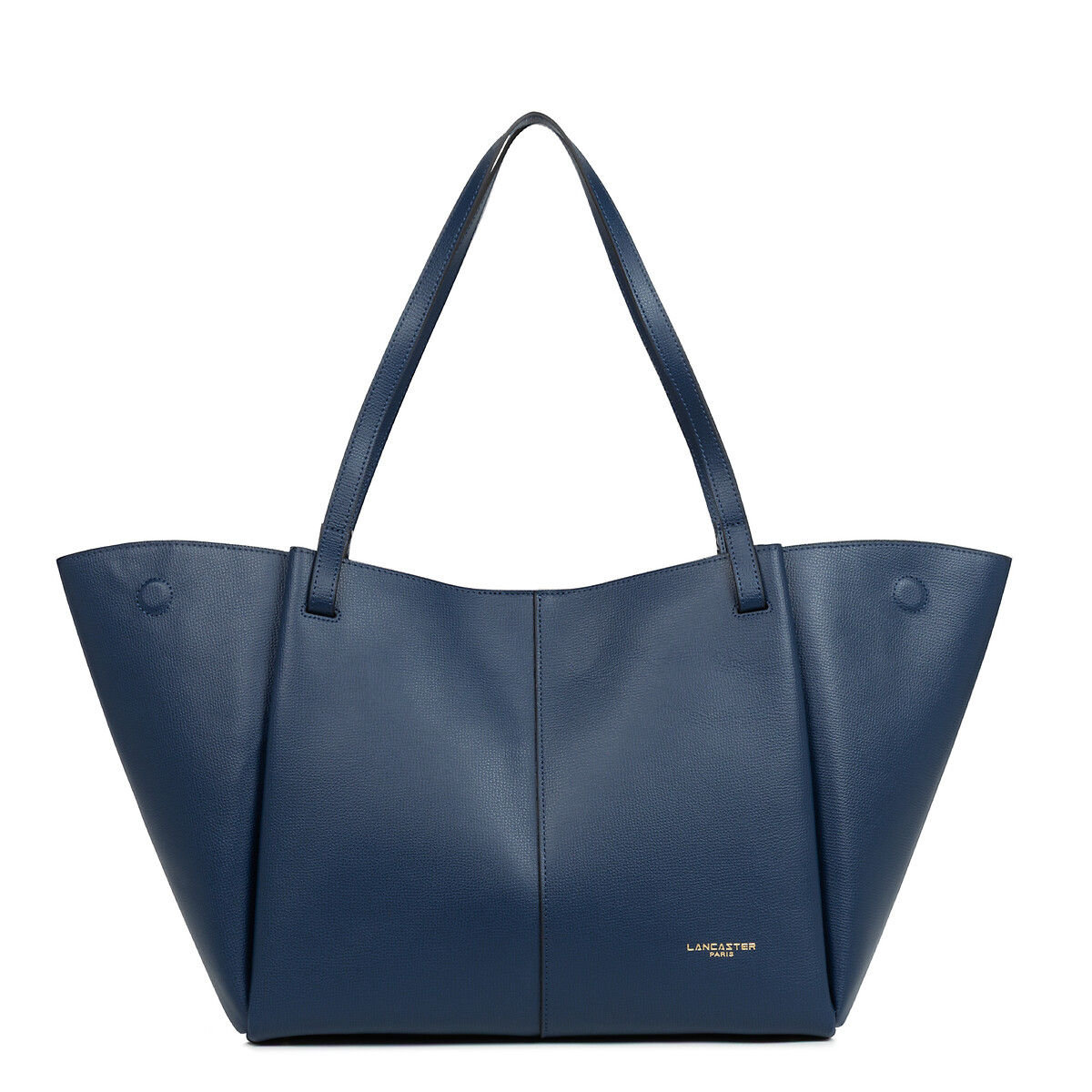 Lancaster Sierra Haus Large Leather Shoulder Tote Bag Women's Dark Blue