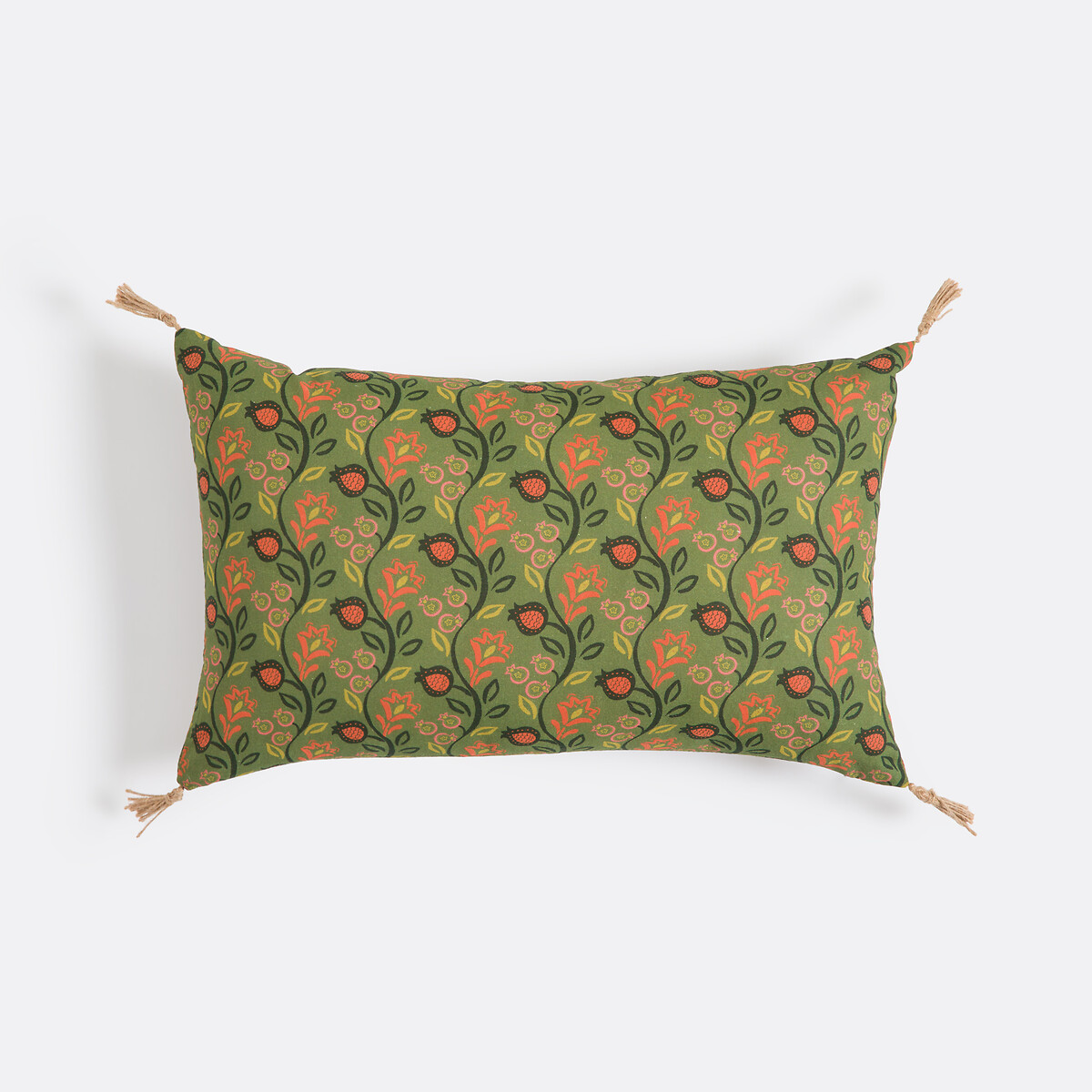 LA REDOUTE INTERIEURS Kussenhoes 30x50 cm, groene achtergrond, Aldea
