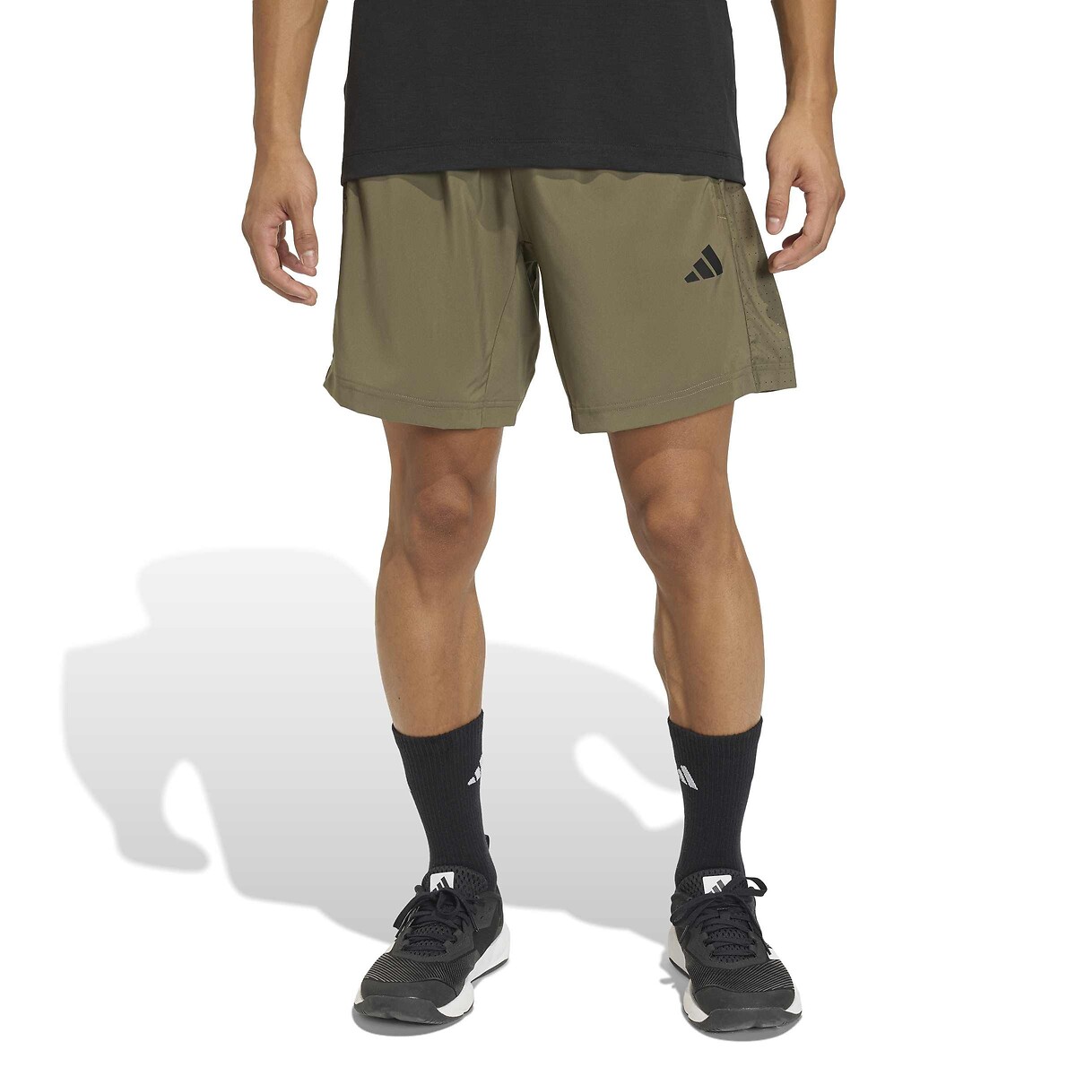 Adidas Performance Essentials Woven Gym Shorts Men's Olive Extra Large