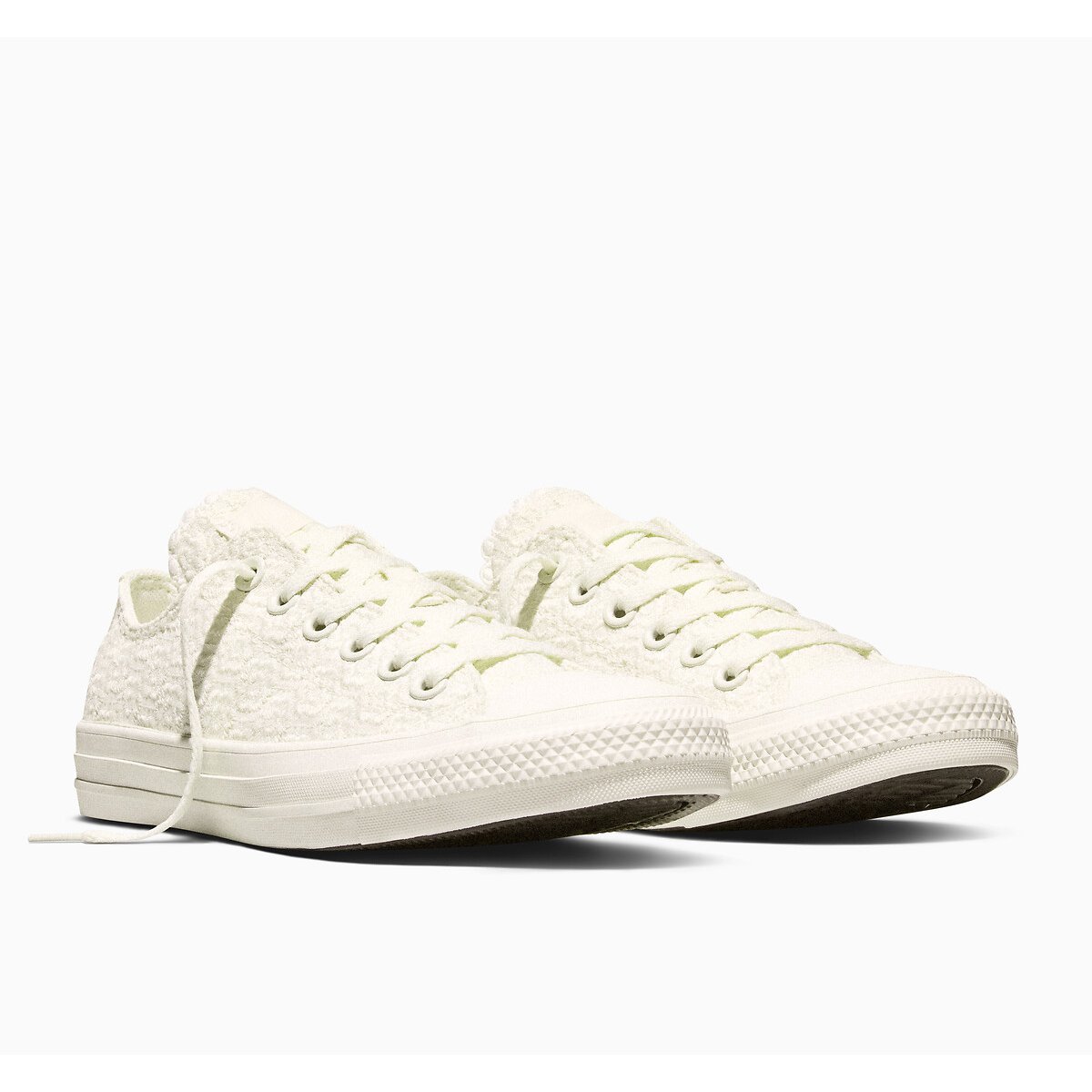 Converse Chuck Taylor All Ox Crochet Trainers Women's Ecru Size 39