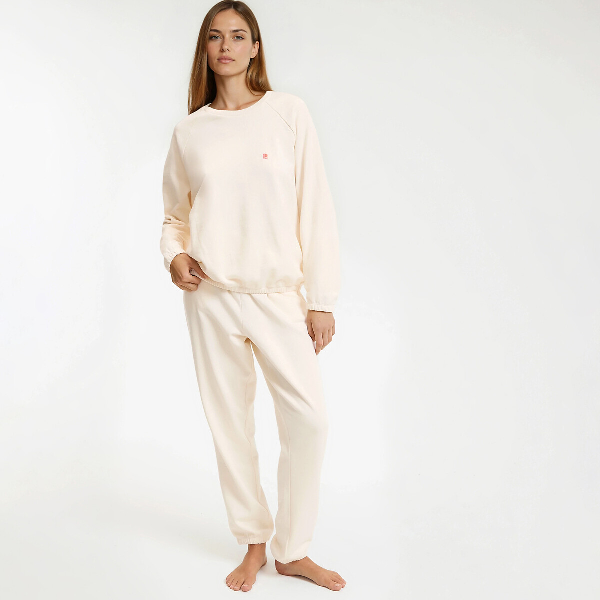 La Redoute Collections Fleece Pyjamas Women's Ivory Xxl