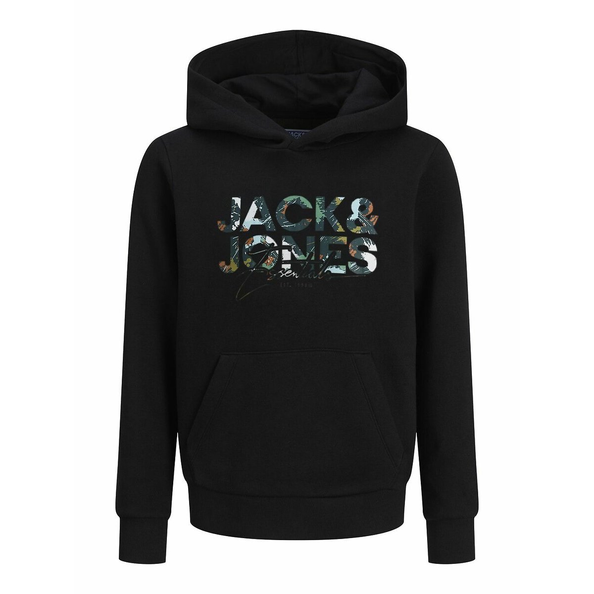 Jack & Jones Junior Black Hoodie 10Y (138Cm)