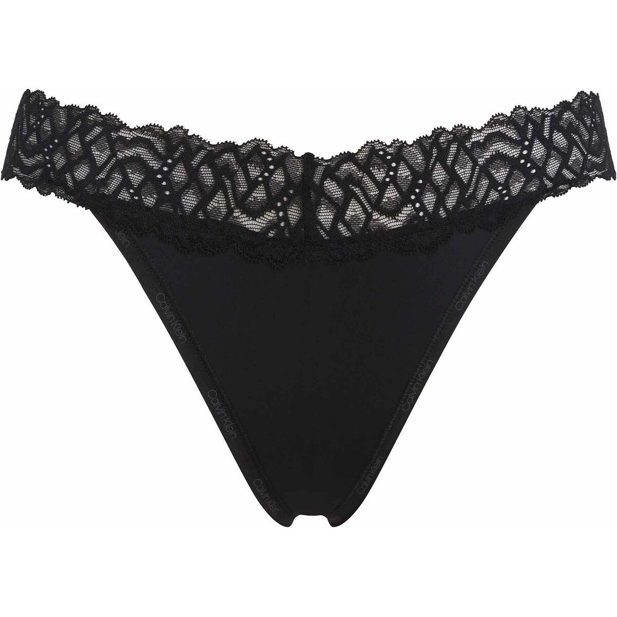 Calvin Klein Underwear Women's Black Attraction Thong Extra Small