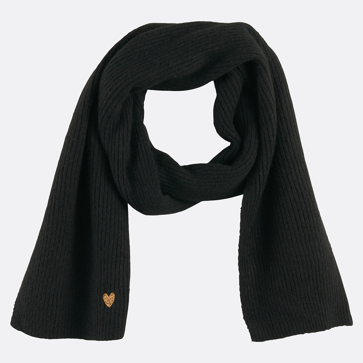 Pieces Bufanda Niva. Talla talla única. Color Negro