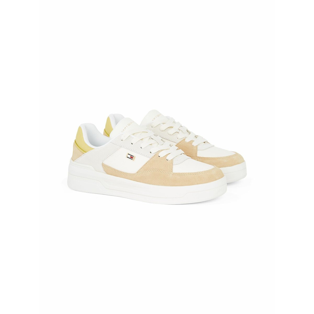 Tommy Hilfiger Leather Trainers Women's White Size 38 (5)
