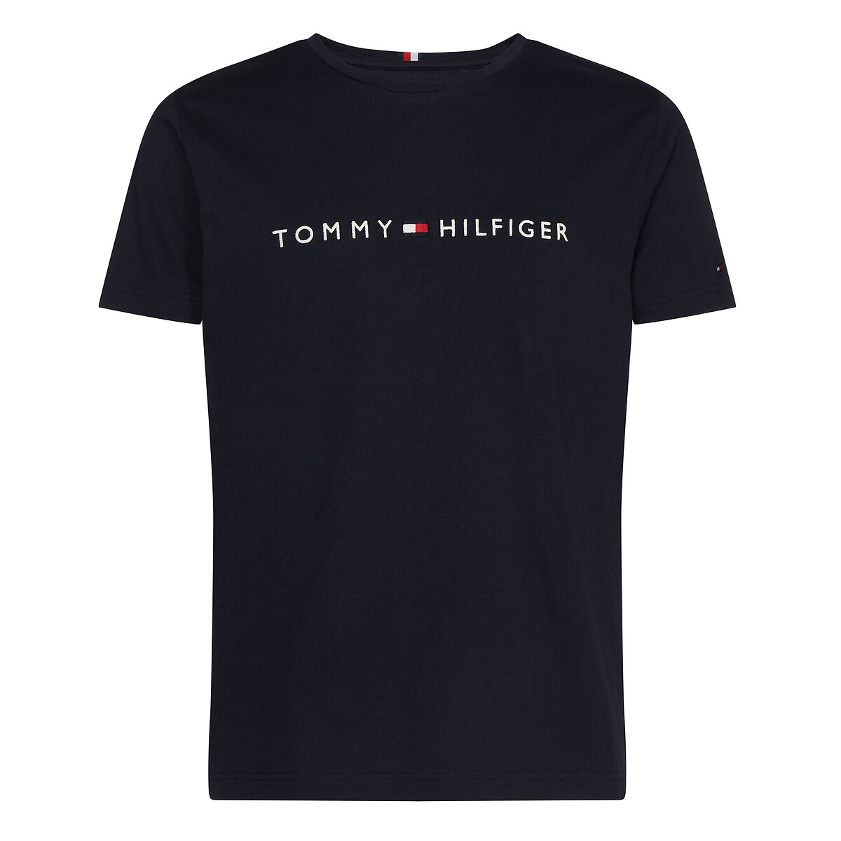 Tommy Hilfiger Flag Cotton T-Shirt Men's Navy Blue Extra Small