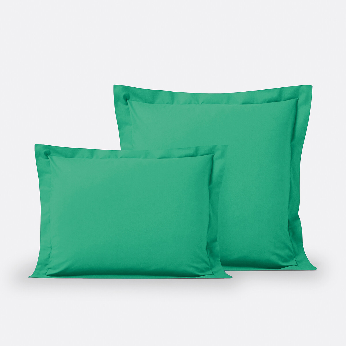 Funda de almohada de algodón con volante plano, Scenario. Talla 63 x 63 cm. Color