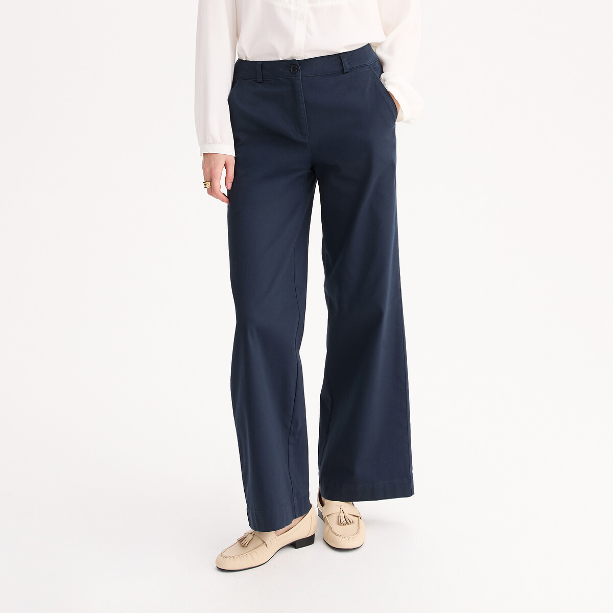 Pantalon chino large