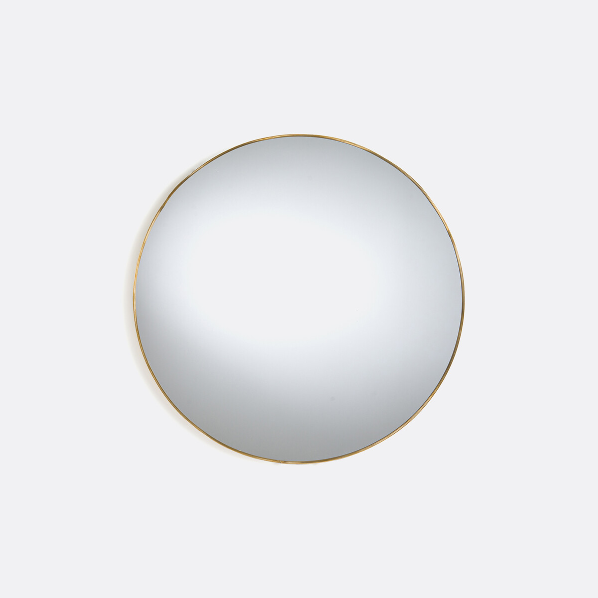 La Redoute Interieurs Uyova 50Cm Diameter Round Metal Mirror Unisex Brass
