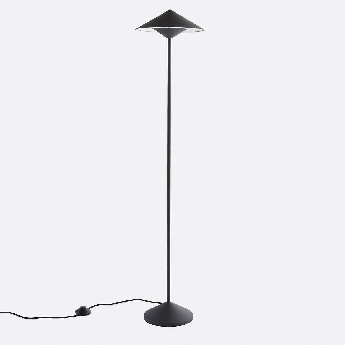 LA REDOUTE INTERIEURS Metalen vloerlamp, H128 cm, Coney