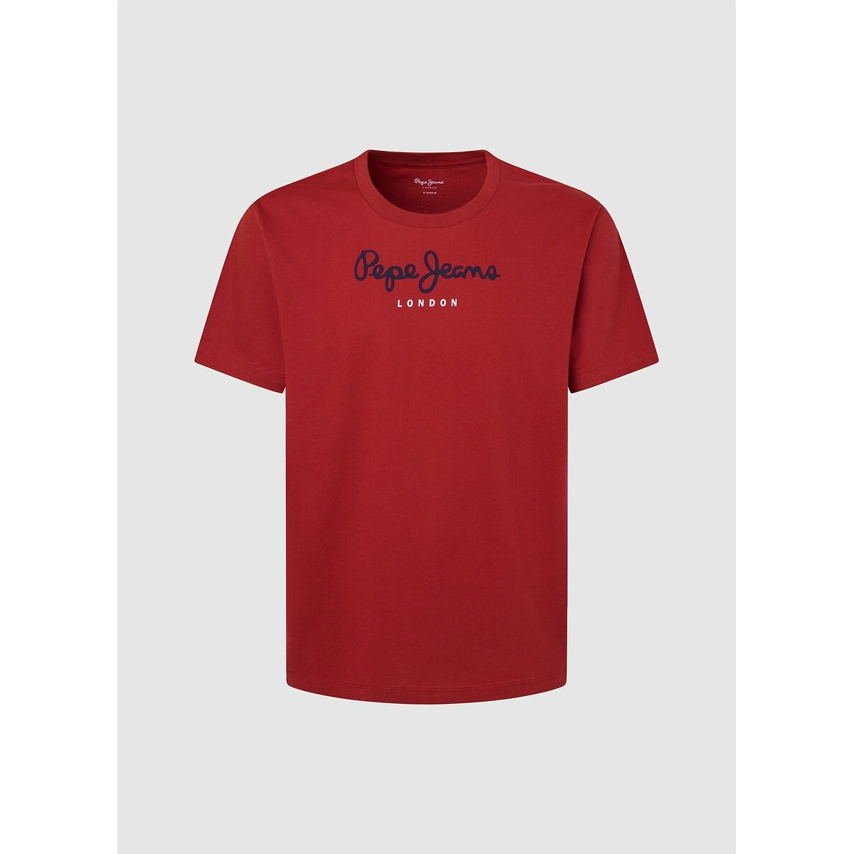Eggo Logo Print T-Shirt in Cotton with Crew Neck